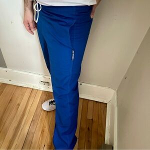 Vintage 1970s Adidas Pants – Rare B-Boy Style – Royal Blue – Made in Canada